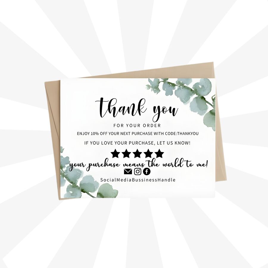 Personalized thank you cards for every occasion